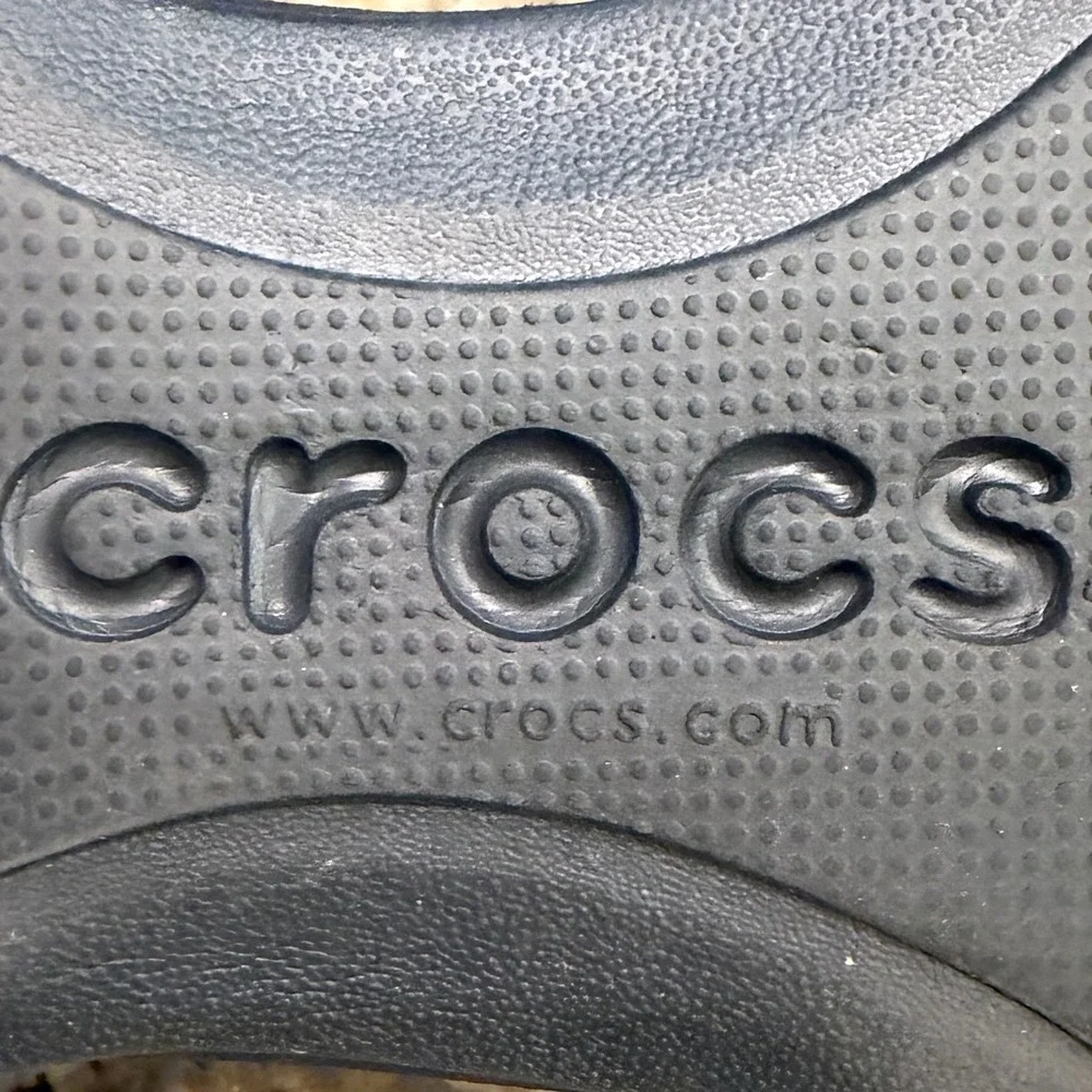 Crocs Duet Busy Day Flat Shoes Womens 10 Blue Slip On Comfort Athleisure Stretch